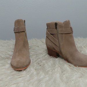 Sole Society Paislee Buckle Strap Bootie